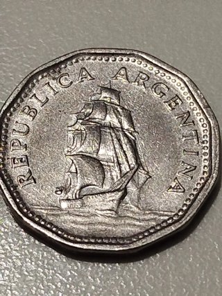 Moneda 5 Pesos Argentina 1962