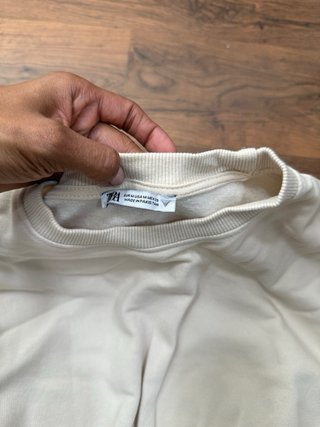 Sudadera Crop Zara Talla M