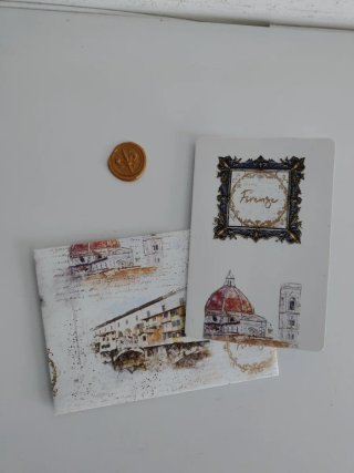 Set Busta e Biglietto Firenze con Sigillo