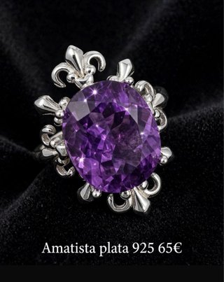 Anillos minerales plata925 PRECIO UNIDAD
