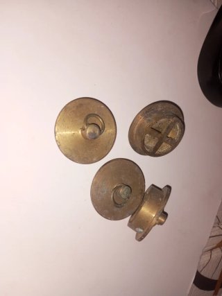 Tapon desagüe latón vintage 30mm