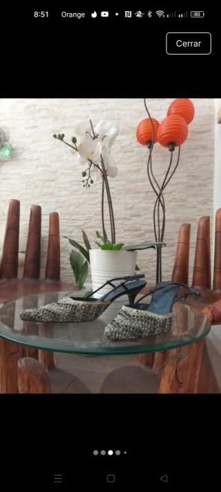 Zapatos Sanver Fiesta Pedrería Talla 39