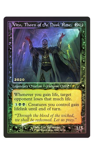 Vito Thorn of the Dusk Rose Promo Foil MTG
