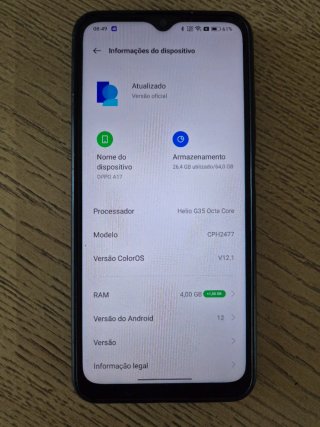 Oppo A17 Preto