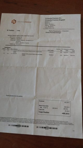 Grúa eléctrica traslado