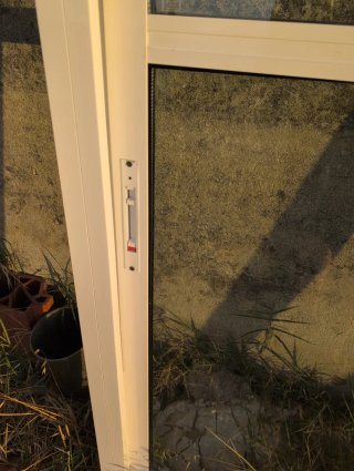 Lote de ventanas correderas blancas