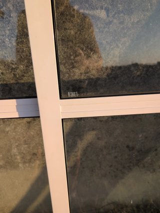 Lote de ventanas correderas blancas