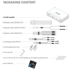 Amplificador Audison AF M4D