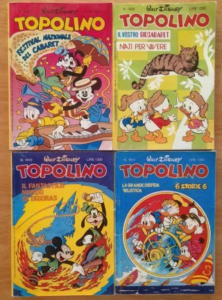 Fumetti Topolino anno 1986