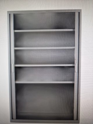 Armario persiana K2 120x2 Metálico Gris