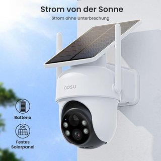 Kit 2 cámaras vigilancia solares con base NUEVO