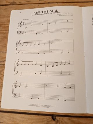 Libro Partituras Disney Hits Piano Solo
