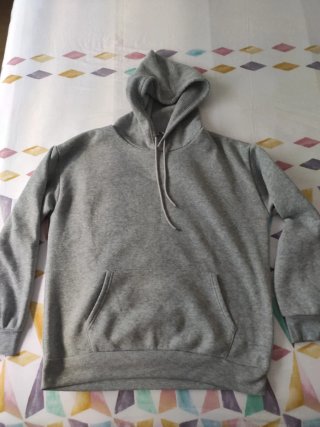 Sudadera Gris con Capucha (unisex)
