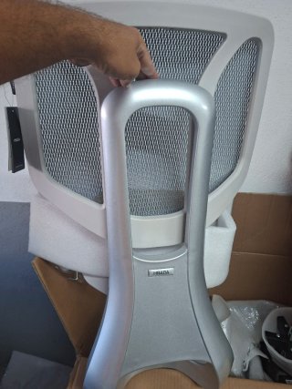 Silla de Oficina Ergonómica Hbada E3 Pro gris