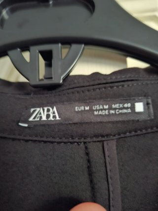 Chaqueta Americana Zara Negra