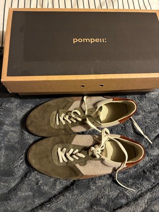 Zapatillas Pompei Marrones y Verdes