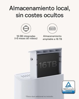 Kit 3 Cámaras Vigilancia Exterior 2K NUEVO