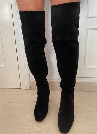 Botas altas Zara negras