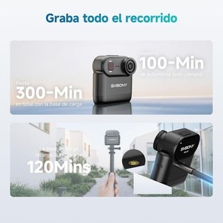 Cámara de acción POV SVGo M3 4K ultraligera NUEVO
