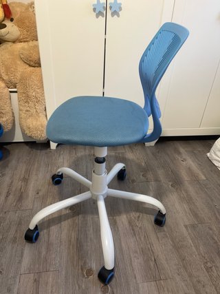 Silla Giratoria Azul
