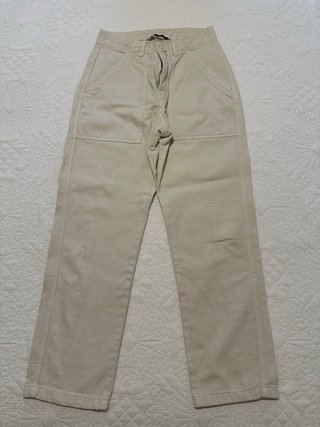 Pantalón Recto Beige