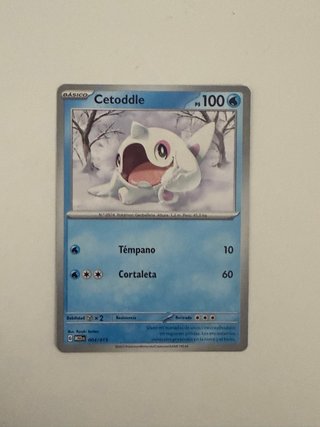 Carta Pokémon Cetoddle