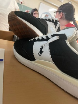 Zapatos Polo Ralph Lauren Negros y Blancos