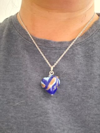 Collana con ciondolo a cuore
