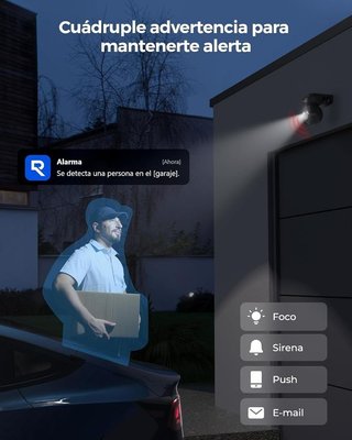 Reolink E1 Cámara Vigilancia  PTZ 4K WiFi 6 NUEVA
