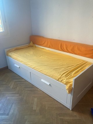Cama nido blanca con cajones Ikea