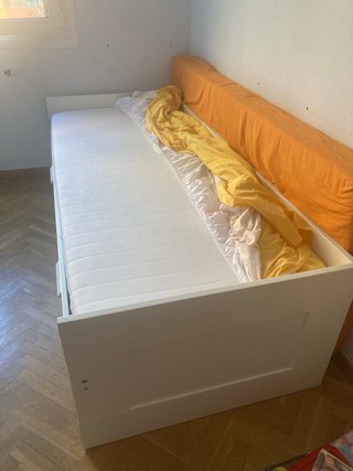 Cama nido blanca con cajones Ikea
