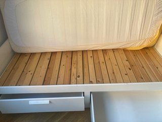 Cama nido blanca con cajones Ikea