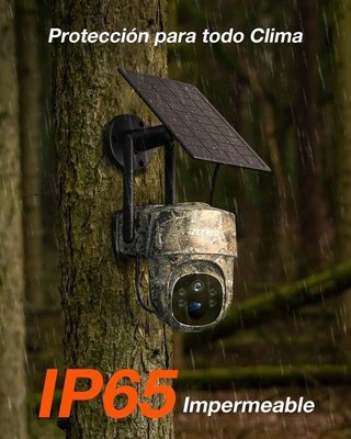 Cámara de vigilancia 4G solar camuflaje NUEVA
