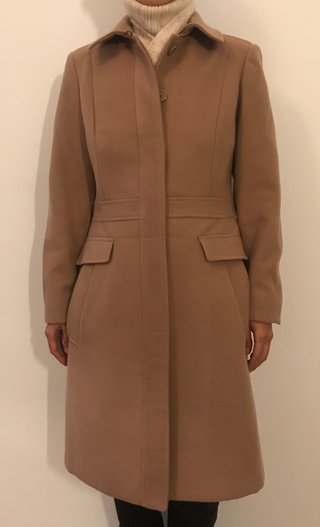 Abrigo beige mujer talla S
