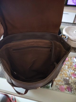 Mochila marrón
