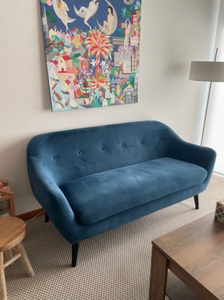Divano blu 2,5 posti Jysk