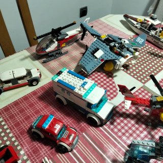 Lego City Bomberos Avión y Edificio