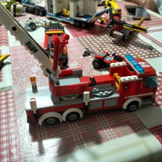Lego City Bomberos Avión y Edificio