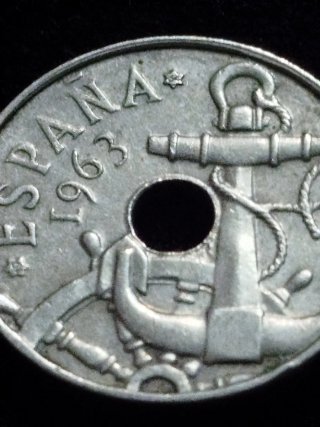 Moneda 50 céntimos España 1963 Estrella 64