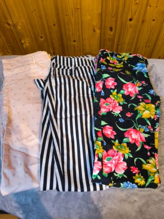 Lote de 7 pantalones de colores