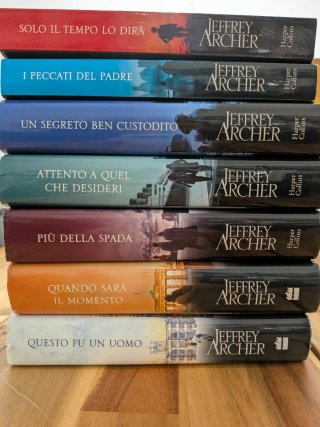 Lotto completo libri La Saga dei Clifton