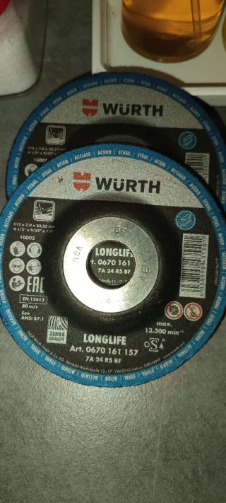 Set de 6 Discos Wurth