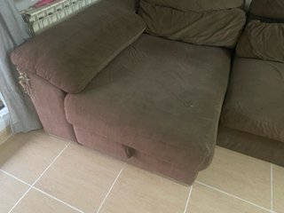 Sofá Chaise Longue Marrón