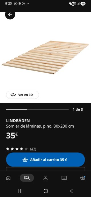 2x1 Somieres Lindbaden 80x200 Pino