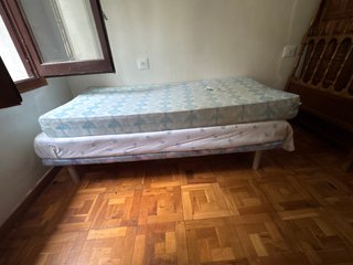 Struttura con somier e 2 materassi singoli