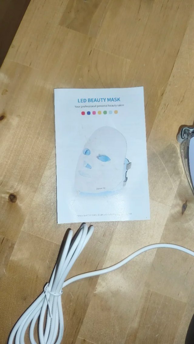 Máscara LED Facial Terapia Fotónica