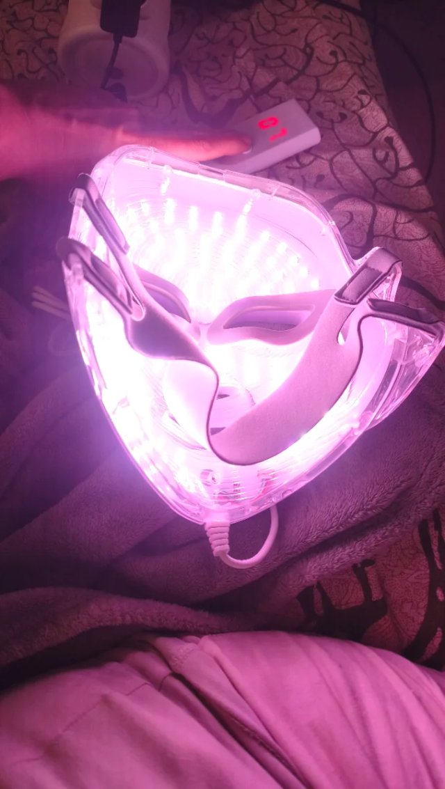 Máscara LED Facial Terapia Fotónica