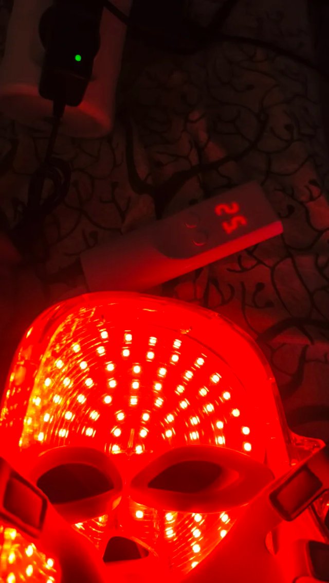 Máscara LED Facial Terapia Fotónica