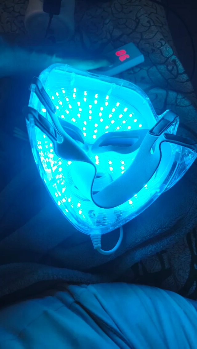 Máscara LED Facial Terapia Fotónica