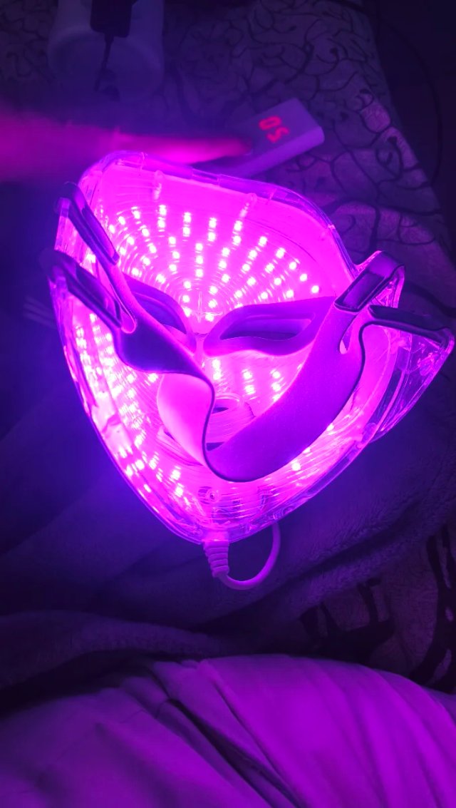 Máscara LED Facial Terapia Fotónica